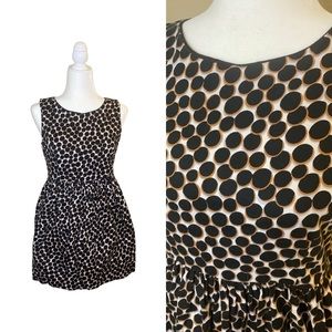 Zara Basic Large Dress Black/Gold Bubble P…